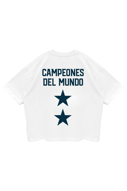 Dos Estrellas Azul Oscuro Tee