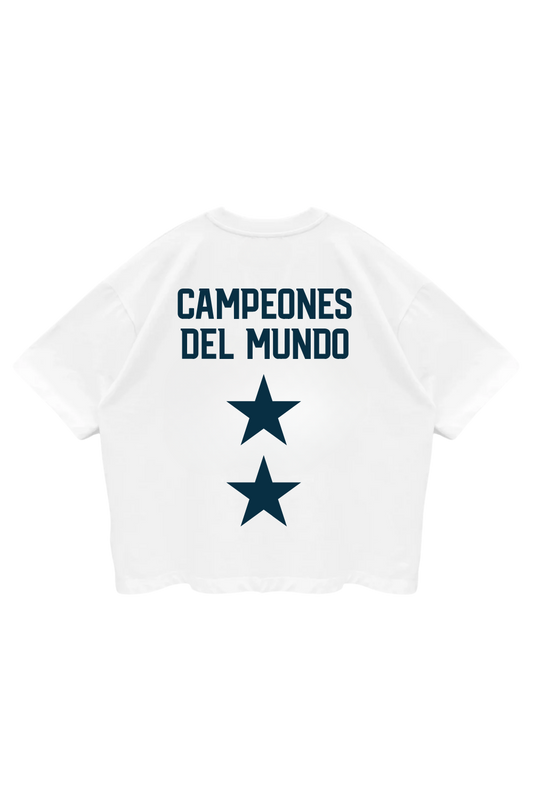 Dos Estrellas Azul Oscuro Tee