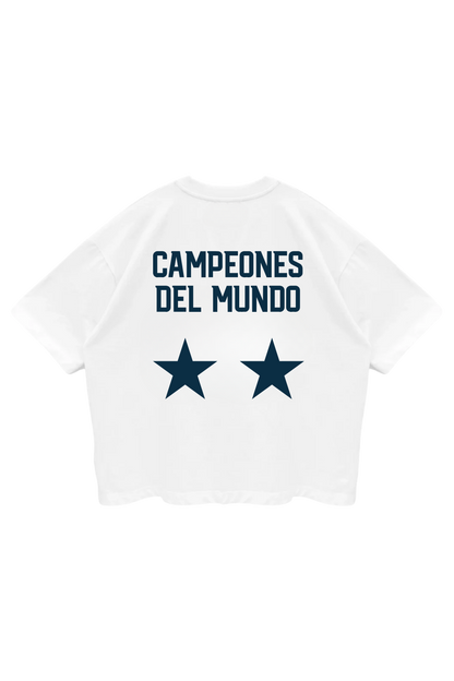 Dos Estrellas Azul Oscuro Tee